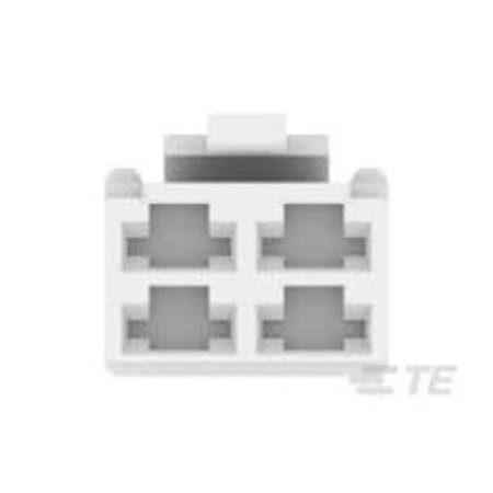 Te Connectivity FF 250 PLUG HSG 4P NYLON NAT 172134-1